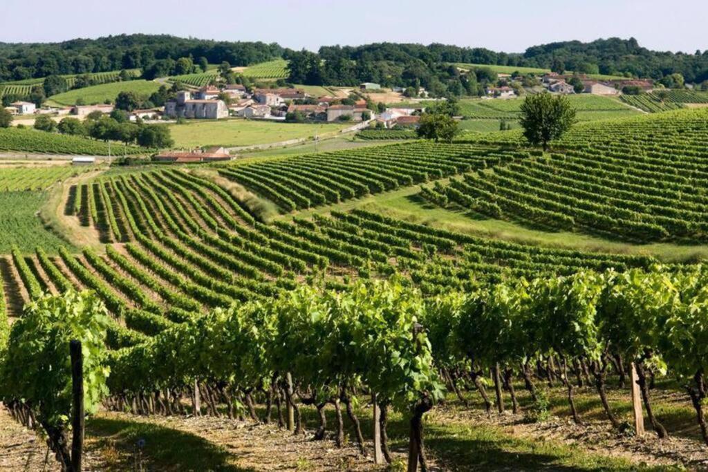 Maison Charentaise A La Campagne Becheresse Buitenkant foto